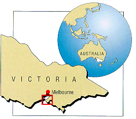 Map of Australia - Victoria